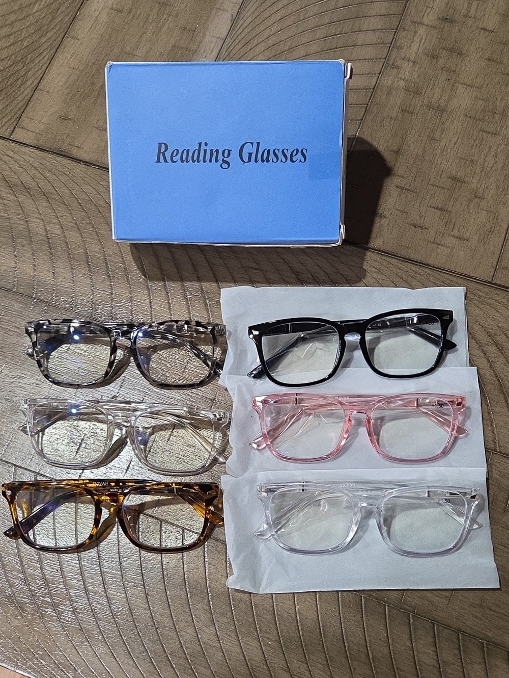 6 Pack Reading Glassed